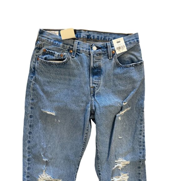 LEVIS 90s Distressed Baggy Denim Jeans 27x30 NEW - Picture 2 of 7